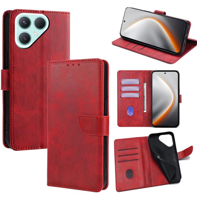 Calf Texture Buckle Flip Leather Phone Case, For Tecno Pova 7 Pro, For Tecno Spark 40 Pro+ 4G, For Tecno Spark 40 Pro 4G, For Tecno Spark 30C 4G, For Tecno Camon 30 Premier 5G, For Tecno Pova 6 Neo 4G, For Tecno Camon 30 Pro 5G, For Tecno Camon 30     ...