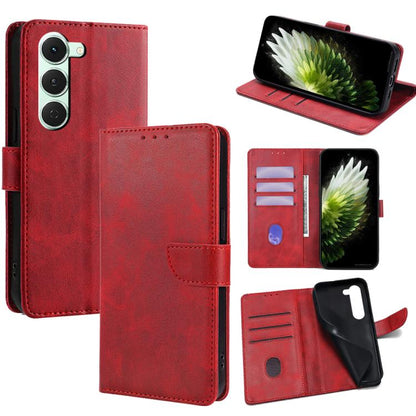 Calf Texture Buckle Flip Leather Phone Case, For Tecno Pova 7 Pro, For Tecno Spark 40 Pro+ 4G, For Tecno Spark 40 Pro 4G, For Tecno Spark 30C 4G, For Tecno Camon 30 Premier 5G, For Tecno Pova 6 Neo 4G, For Tecno Camon 30 Pro 5G, For Tecno Camon 30     ...