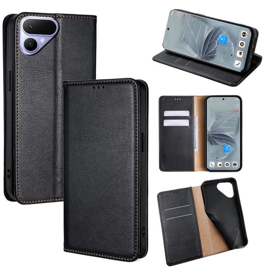Gloss Oil Solid Color Magnetic Leather Phone Case, For Tecno Pova Curve 2 5G, For Tecno Camon 50 Pro 4G, For Tecno Camon 50 4G, For Tecno Pova 7 Pro, For Tecno Pova 7 5G, For Tecno Spark 40 Pro+ 4G, For Tecno Spark 40 Pro 4G, For Tecno Camon 40 Premier...