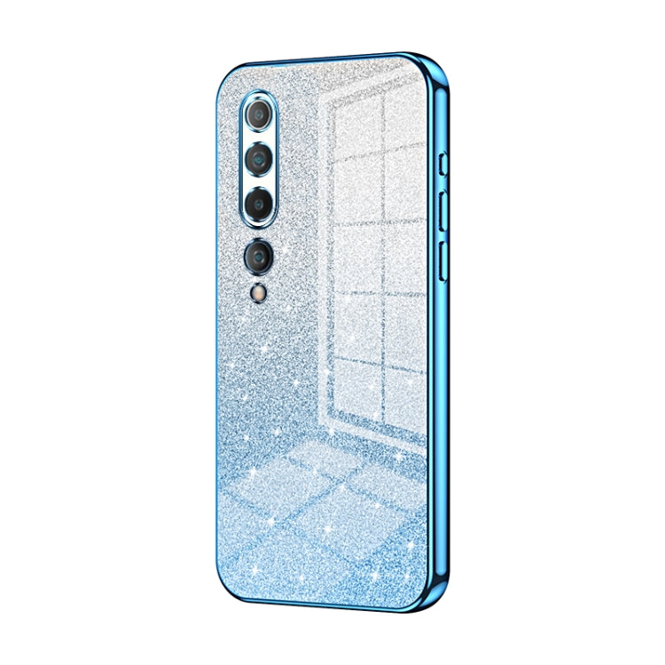 Gradient Glitter Powder Electroplated Phone Case, For Xiaomi Mi 10 Ultra, For Xiaomi Mi 10 Pro 5G, For Xiaomi Mi 10 5G, For Xiaomi Mi CC9 Pro / Mi Note 10, For Xiaomi Mi CC9e / Mi A3, For Xiaomi Mi 9