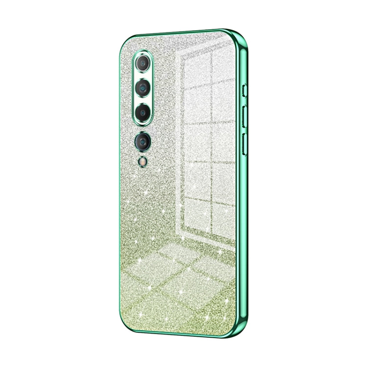 Gradient Glitter Powder Electroplated Phone Case, For Xiaomi Mi 10 Ultra, For Xiaomi Mi 10 Pro 5G, For Xiaomi Mi 10 5G, For Xiaomi Mi CC9 Pro / Mi Note 10, For Xiaomi Mi CC9e / Mi A3, For Xiaomi Mi 9