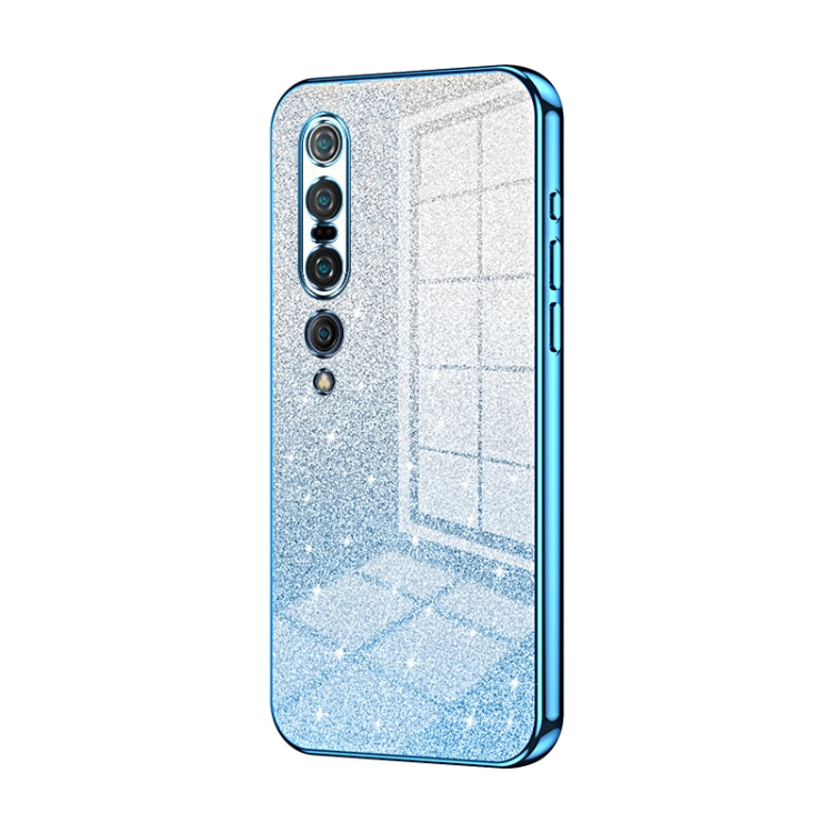 Gradient Glitter Powder Electroplated Phone Case, For Xiaomi Mi 10 Ultra, For Xiaomi Mi 10 Pro 5G, For Xiaomi Mi 10 5G, For Xiaomi Mi CC9 Pro / Mi Note 10, For Xiaomi Mi CC9e / Mi A3, For Xiaomi Mi 9