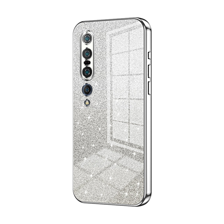 Gradient Glitter Powder Electroplated Phone Case, For Xiaomi Mi 10 Ultra, For Xiaomi Mi 10 Pro 5G, For Xiaomi Mi 10 5G, For Xiaomi Mi CC9 Pro / Mi Note 10, For Xiaomi Mi CC9e / Mi A3, For Xiaomi Mi 9