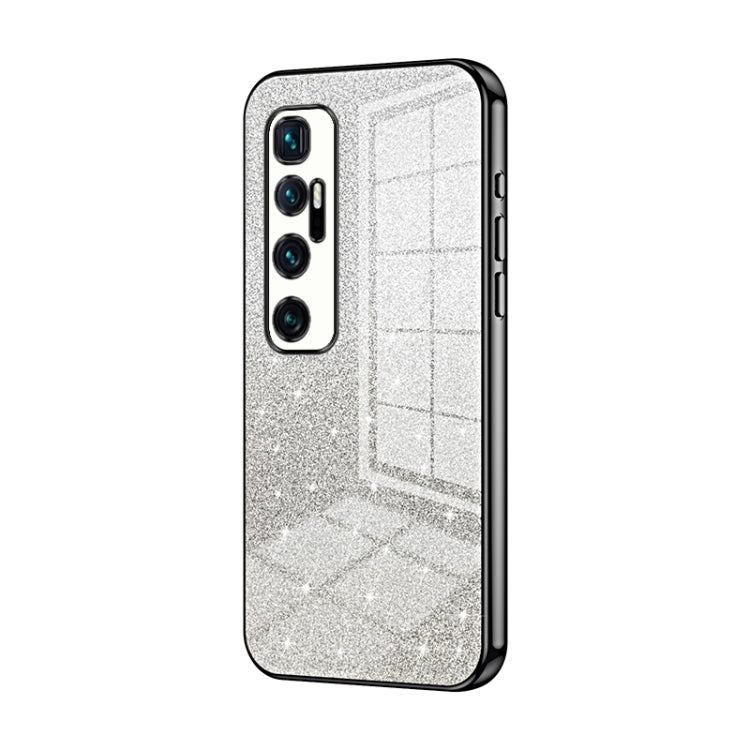 Gradient Glitter Powder Electroplated Phone Case, For Xiaomi Mi 10 Ultra, For Xiaomi Mi 10 Pro 5G, For Xiaomi Mi 10 5G, For Xiaomi Mi CC9 Pro / Mi Note 10, For Xiaomi Mi CC9e / Mi A3, For Xiaomi Mi 9