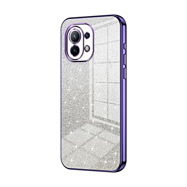 Gradient Glitter Powder Electroplated Phone Case, For Xiaomi Civi / Civi 1S, For Xiaomi Poco M4 Pro, For Xiaomi Poco X4 Pro 5G, For Xiaomi 12 / 12X, For Xiaomi Mi 11 Lite 4G / 5G, For Xiaomi 11T / 11T Pro, For Xiaomi Mix 4, For Xiaomi Mi 10S           ...