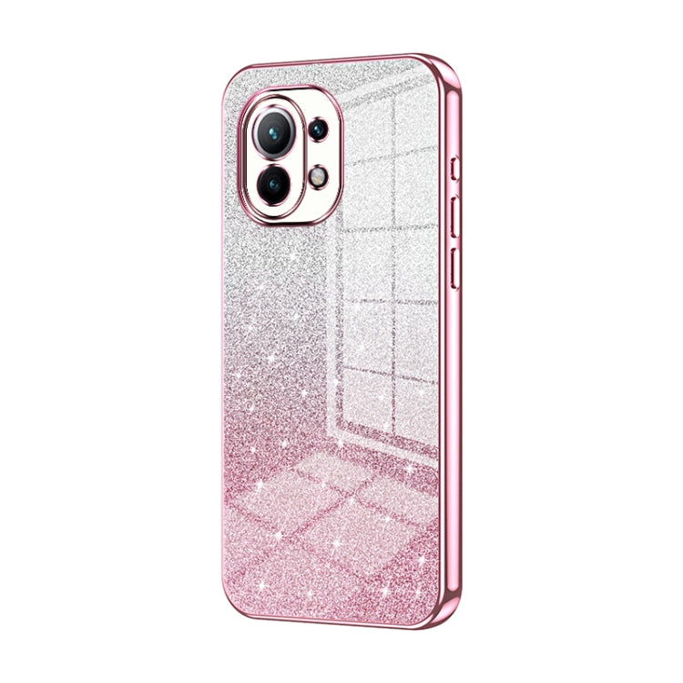 Gradient Glitter Powder Electroplated Phone Case, For Xiaomi Civi / Civi 1S, For Xiaomi Poco M4 Pro, For Xiaomi Poco X4 Pro 5G, For Xiaomi 12 / 12X, For Xiaomi Mi 11 Lite 4G / 5G, For Xiaomi 11T / 11T Pro, For Xiaomi Mix 4, For Xiaomi Mi 10S           ...