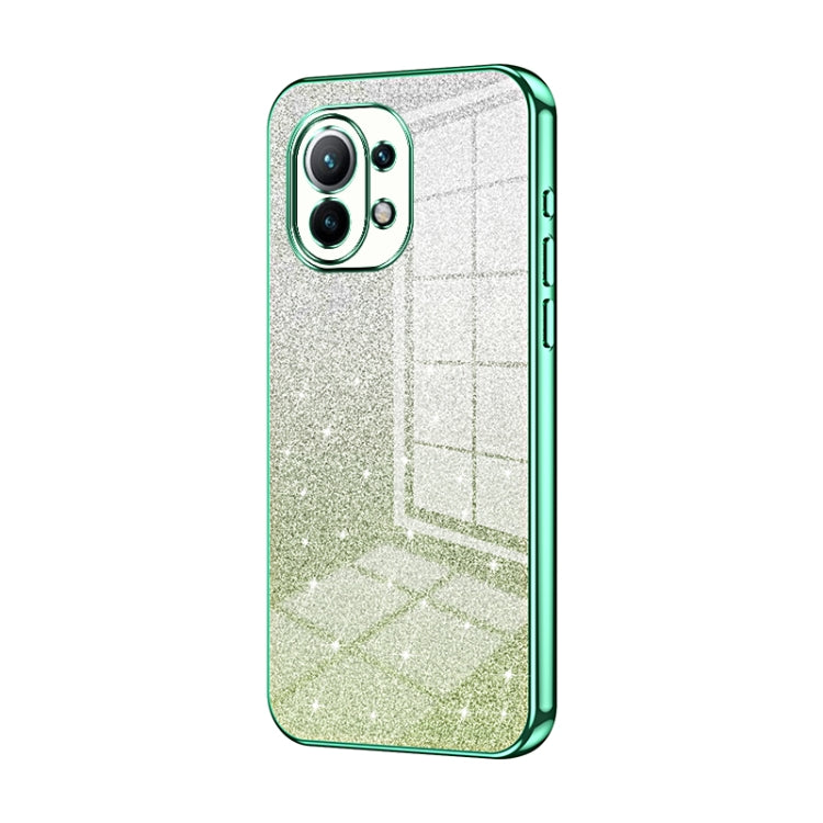 Gradient Glitter Powder Electroplated Phone Case, For Xiaomi Civi / Civi 1S, For Xiaomi Poco M4 Pro, For Xiaomi Poco X4 Pro 5G, For Xiaomi 12 / 12X, For Xiaomi Mi 11 Lite 4G / 5G, For Xiaomi 11T / 11T Pro, For Xiaomi Mix 4, For Xiaomi Mi 10S           ...