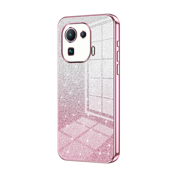 Gradient Glitter Powder Electroplated Phone Case, For Xiaomi Civi / Civi 1S, For Xiaomi Poco M4 Pro, For Xiaomi Poco X4 Pro 5G, For Xiaomi 12 / 12X, For Xiaomi Mi 11 Lite 4G / 5G, For Xiaomi 11T / 11T Pro, For Xiaomi Mix 4, For Xiaomi Mi 10S           ...