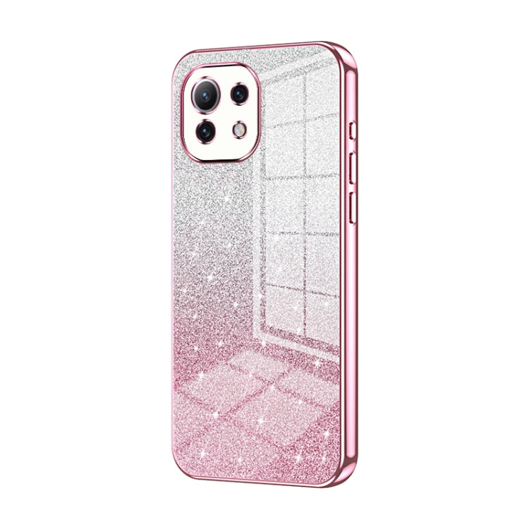 Gradient Glitter Powder Electroplated Phone Case, For Xiaomi Civi / Civi 1S, For Xiaomi Poco M4 Pro, For Xiaomi Poco X4 Pro 5G, For Xiaomi 12 / 12X, For Xiaomi Mi 11 Lite 4G / 5G, For Xiaomi 11T / 11T Pro, For Xiaomi Mix 4, For Xiaomi Mi 10S           ...