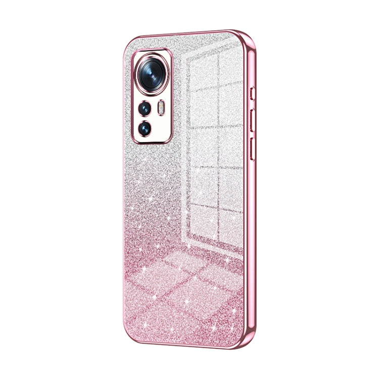 Gradient Glitter Powder Electroplated Phone Case, For Xiaomi Civi / Civi 1S, For Xiaomi Poco M4 Pro, For Xiaomi Poco X4 Pro 5G, For Xiaomi 12 / 12X, For Xiaomi Mi 11 Lite 4G / 5G, For Xiaomi 11T / 11T Pro, For Xiaomi Mix 4, For Xiaomi Mi 10S           ...