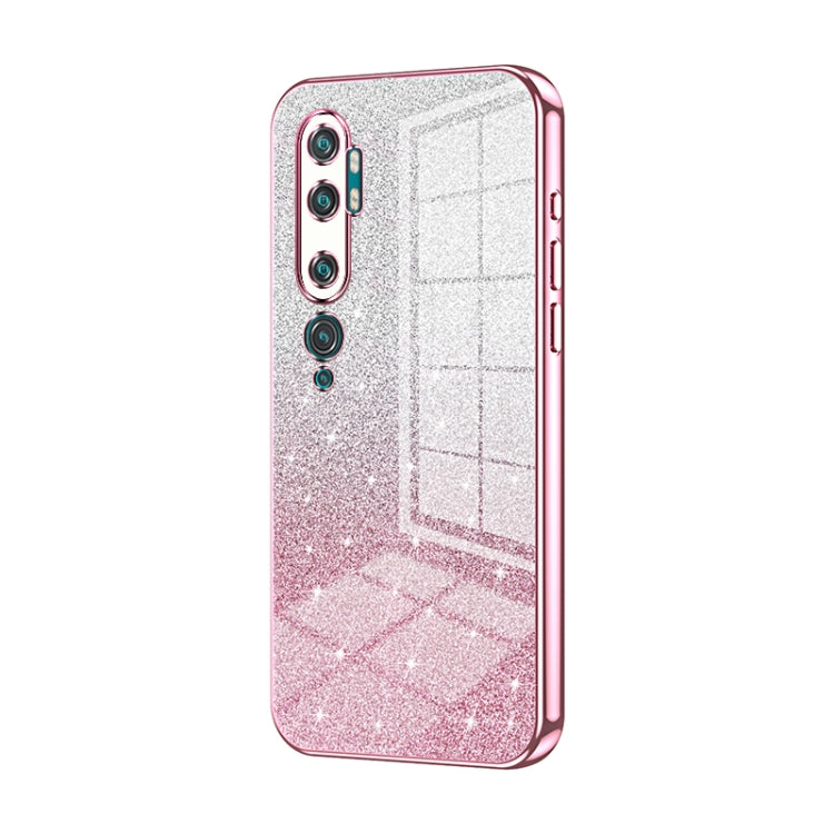 Gradient Glitter Powder Electroplated Phone Case, For Xiaomi Mi 10 Ultra, For Xiaomi Mi 10 Pro 5G, For Xiaomi Mi 10 5G, For Xiaomi Mi CC9 Pro / Mi Note 10, For Xiaomi Mi CC9e / Mi A3, For Xiaomi Mi 9