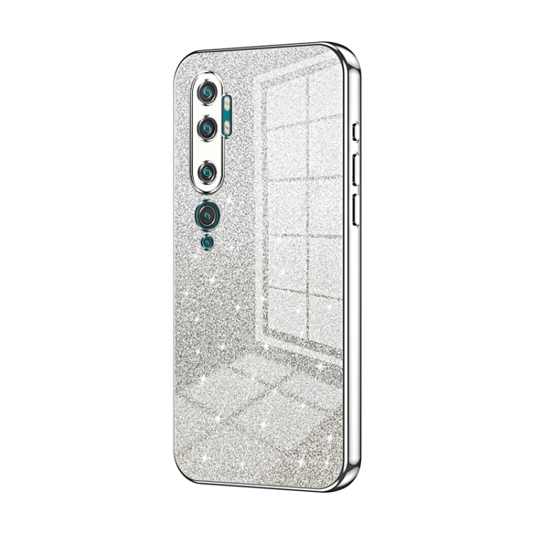 Gradient Glitter Powder Electroplated Phone Case, For Xiaomi Mi 10 Ultra, For Xiaomi Mi 10 Pro 5G, For Xiaomi Mi 10 5G, For Xiaomi Mi CC9 Pro / Mi Note 10, For Xiaomi Mi CC9e / Mi A3, For Xiaomi Mi 9