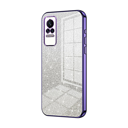 Gradient Glitter Powder Electroplated Phone Case, For Xiaomi Civi / Civi 1S, For Xiaomi Poco M4 Pro, For Xiaomi Poco X4 Pro 5G, For Xiaomi 12 / 12X, For Xiaomi Mi 11 Lite 4G / 5G, For Xiaomi 11T / 11T Pro, For Xiaomi Mix 4, For Xiaomi Mi 10S