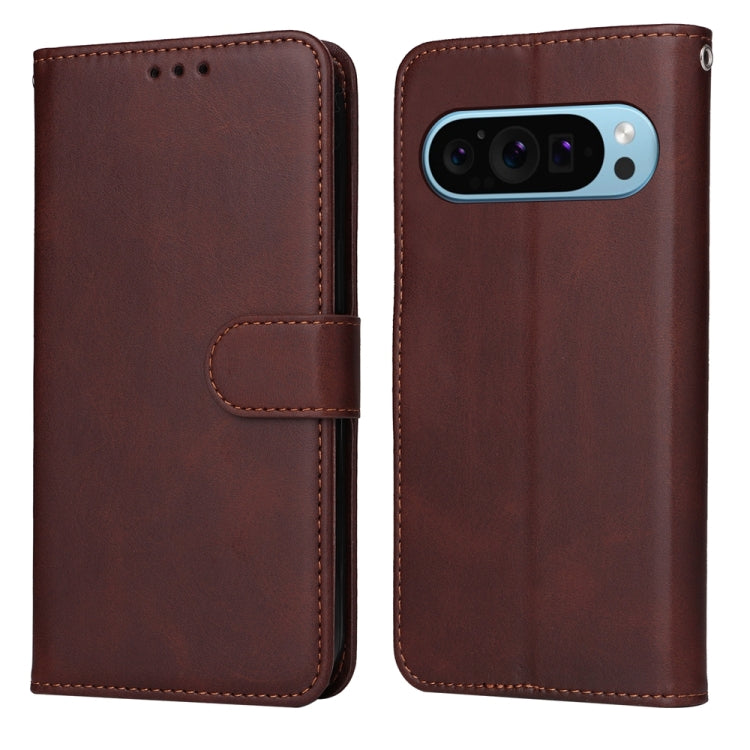 Classic Calf Texture Flip Leather Phone Case, For Google Pixel 11 Pro XL, For Google Pixel 11 / Pixel 11 Pro, For Google Pixel 10a, For Google Pixel 9a, For Google Pixel 9 Pro, For Google Pixel 9, For Google Pixel 8a