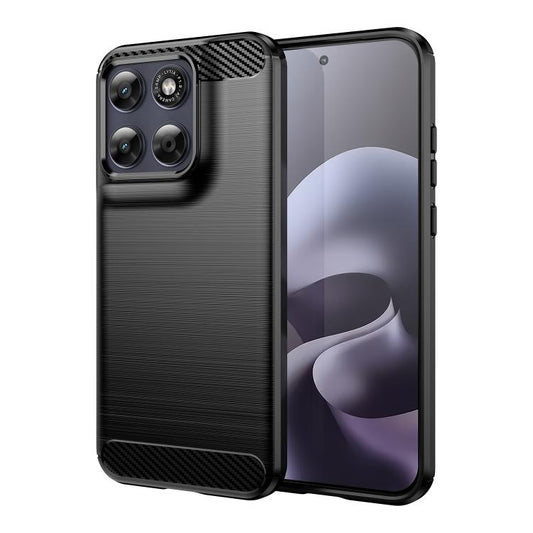 Carbon Fiber Brushed Texture TPU Phone Case, For Motorola Moto G Max / G87 / G77 5G, For Motorola Edge 70 Max, For Motorola Moto G47 5G, For Motorola Moto G37 Power 5G, For Motorola Moto G37 5G, For Motorola Edge 70 Fusion+ 5G