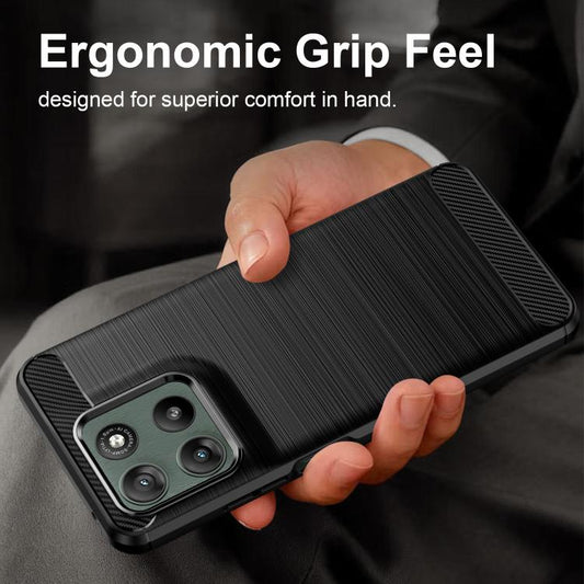Carbon Fiber Brushed Texture TPU Phone Case, For Motorola Moto G47 5G, For Motorola Moto G37 Power 5G, For Motorola Moto G37 5G, For Motorola Edge 70 Fusion+ 5G, For Motorola Moto X70 Air Pro 5G, For Motorola Edge 70 Ultra 5G, For Motorola Moto G77    ...