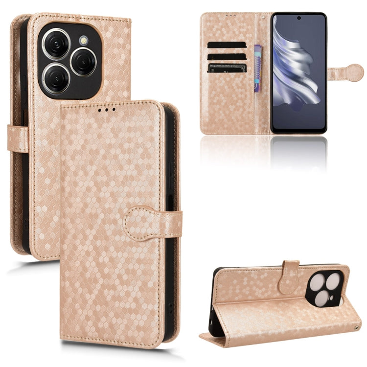 Honeycomb Dot Texture Leather Phone Case, For Tecno Camon 40 Pro 4G / 5G, For Tecno Camon 40 Premier, For Tecno Camon 30s / 30s Pro, For Tecno Pova 6 Neo 5G / Spark 30 5G, For Tecno Spark 30 Pro 4G, For Tecno Spark 30 4G                                ...