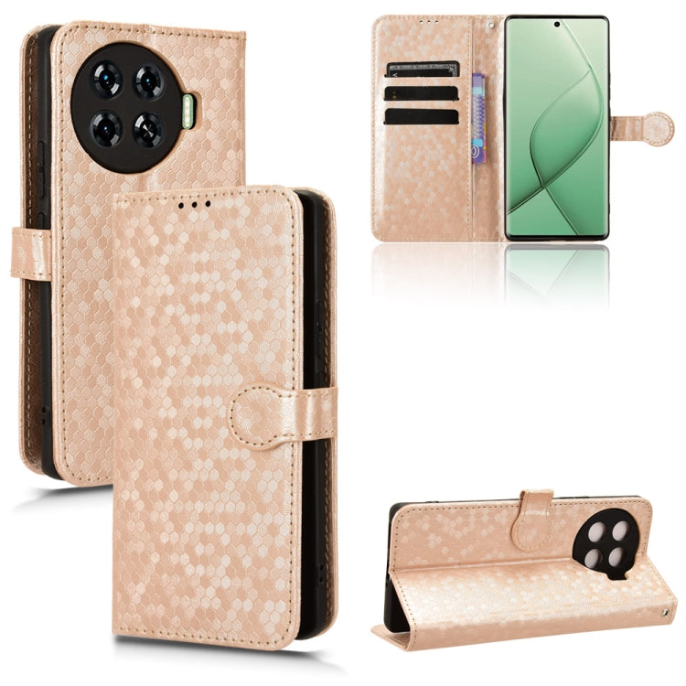 Honeycomb Dot Texture Leather Phone Case, For Tecno Camon 40 Pro 4G / 5G, For Tecno Camon 40 Premier, For Tecno Camon 30s / 30s Pro, For Tecno Pova 6 Neo 5G / Spark 30 5G, For Tecno Spark 30 Pro 4G, For Tecno Spark 30 4G                                ...