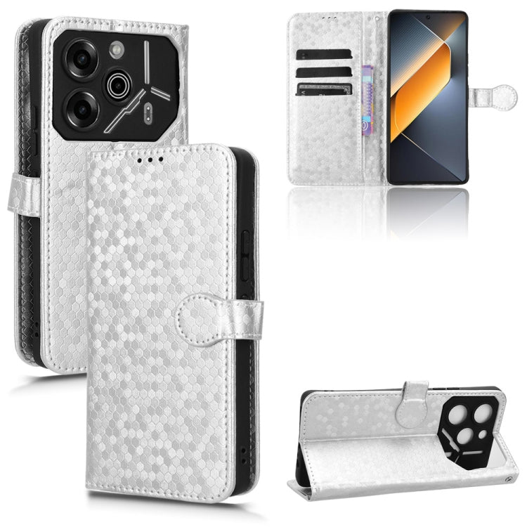 Honeycomb Dot Texture Leather Phone Case, For Tecno Camon 40 Pro 4G / 5G, For Tecno Camon 40 Premier, For Tecno Camon 30s / 30s Pro, For Tecno Pova 6 Neo 5G / Spark 30 5G, For Tecno Spark 30 Pro 4G, For Tecno Spark 30 4G                                ...