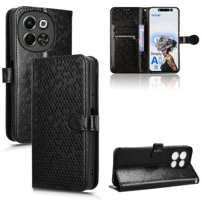 Honeycomb Dot Texture Leather Phone Case, For Tecno Camon 40 Pro 4G / 5G, For Tecno Camon 40 Premier, For Tecno Camon 30s / 30s Pro, For Tecno Pova 6 Neo 5G / Spark 30 5G, For Tecno Spark 30 Pro 4G, For Tecno Spark 30 4G                                ...