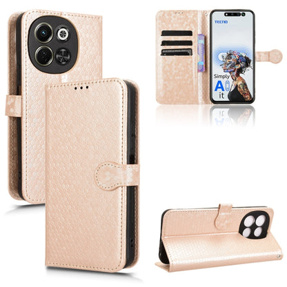Honeycomb Dot Texture Leather Phone Case, For Tecno Camon 40 Pro 4G / 5G, For Tecno Camon 40 Premier, For Tecno Camon 30s / 30s Pro, For Tecno Pova 6 Neo 5G / Spark 30 5G, For Tecno Spark 30 Pro 4G, For Tecno Spark 30 4G                                ...