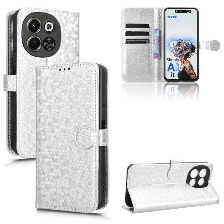 Honeycomb Dot Texture Leather Phone Case, For Tecno Camon 40 Pro 4G / 5G, For Tecno Camon 40 Premier, For Tecno Camon 30s / 30s Pro, For Tecno Pova 6 Neo 5G / Spark 30 5G, For Tecno Spark 30 Pro 4G, For Tecno Spark 30 4G                                ...
