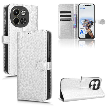 Honeycomb Dot Texture Leather Phone Case, For Tecno Camon 40 Pro 4G / 5G, For Tecno Camon 40 Premier, For Tecno Camon 30s / 30s Pro, For Tecno Pova 6 Neo 5G / Spark 30 5G, For Tecno Spark 30 Pro 4G, For Tecno Spark 30 4G                                ...