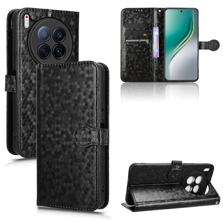 Honeycomb Dot Texture Leather Phone Case, For Tecno Camon 40 Pro 4G / 5G, For Tecno Camon 40 Premier, For Tecno Camon 30s / 30s Pro, For Tecno Pova 6 Neo 5G / Spark 30 5G, For Tecno Spark 30 Pro 4G, For Tecno Spark 30 4G                                ...