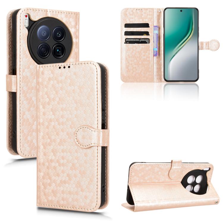 Honeycomb Dot Texture Leather Phone Case, For Tecno Camon 40 Pro 4G / 5G, For Tecno Camon 40 Premier, For Tecno Camon 30s / 30s Pro, For Tecno Pova 6 Neo 5G / Spark 30 5G, For Tecno Spark 30 Pro 4G, For Tecno Spark 30 4G                                ...