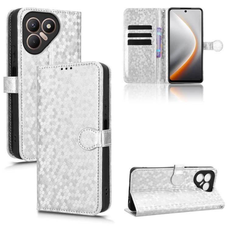 Honeycomb Dot Texture Leather Phone Case, For Tecno Pova 8 5G, For Tecno Spark 50 5G, For Tecno Pova Curve 2 5G, For Tecno Spark 50 4G, For Tecno Camon 50 Pro 4G, For Tecno Camon 50 4G, For Tenco Spark Go 3, For Tenco Spark Slim 4G / Pova Slim 5G      ...