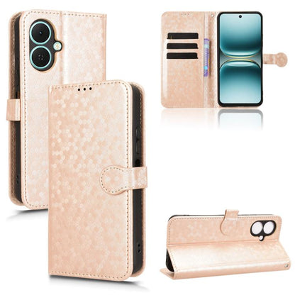 Honeycomb Dot Texture Leather Phone Case, For Tecno Pova 8 5G, For Tecno Spark 50 5G, For Tecno Pova Curve 2 5G, For Tecno Spark 50 4G, For Tecno Camon 50 Pro 4G, For Tecno Camon 50 4G, For Tenco Spark Go 3, For Tenco Spark Slim 4G / Pova Slim 5G      ...