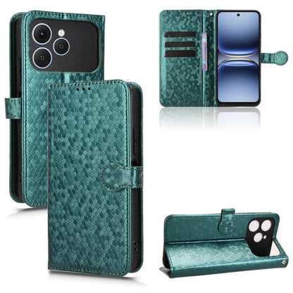 Honeycomb Dot Texture Leather Phone Case, For Tecno Pova 8 5G, For Tecno Spark 50 5G, For Tecno Pova Curve 2 5G, For Tecno Spark 50 4G, For Tecno Camon 50 Pro 4G, For Tecno Camon 50 4G, For Tenco Spark Go 3, For Tenco Spark Slim 4G / Pova Slim 5G      ...