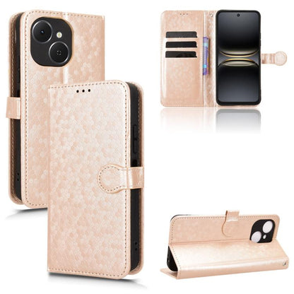 Honeycomb Dot Texture Leather Phone Case, For Tecno Pova 8 5G, For Tecno Spark 50 5G, For Tecno Pova Curve 2 5G, For Tecno Spark 50 4G, For Tecno Camon 50 Pro 4G, For Tecno Camon 50 4G, For Tenco Spark Go 3, For Tenco Spark Slim 4G / Pova Slim 5G      ...
