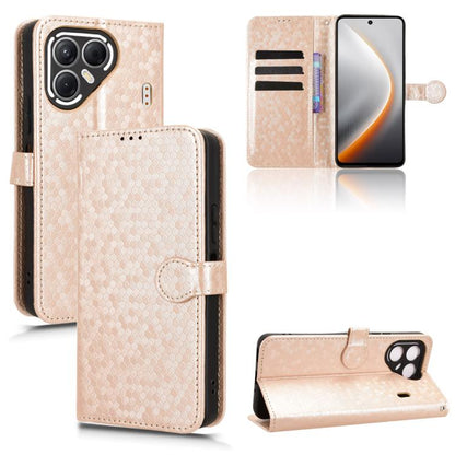 Honeycomb Dot Texture Leather Phone Case, For Tecno Pova 8 5G, For Tecno Spark 50 5G, For Tecno Pova Curve 2 5G, For Tecno Spark 50 4G, For Tecno Camon 50 Pro 4G, For Tecno Camon 50 4G, For Tenco Spark Go 3, For Tenco Spark Slim 4G / Pova Slim 5G      ...