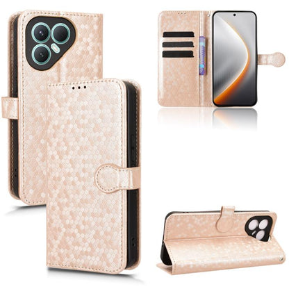 Honeycomb Dot Texture Leather Phone Case, For Tecno Pova 8 5G, For Tecno Spark 50 5G, For Tecno Pova Curve 2 5G, For Tecno Spark 50 4G, For Tecno Camon 50 Pro 4G, For Tecno Camon 50 4G, For Tenco Spark Go 3, For Tenco Spark Slim 4G / Pova Slim 5G      ...
