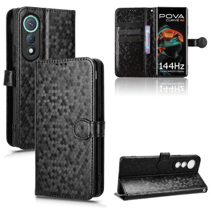 Honeycomb Dot Texture Leather Phone Case, For Tecno Pova 8 5G, For Tecno Spark 50 5G, For Tecno Pova Curve 2 5G, For Tecno Spark 50 4G, For Tecno Camon 50 Pro 4G, For Tecno Camon 50 4G, For Tenco Spark Go 3, For Tenco Spark Slim 4G / Pova Slim 5G      ...