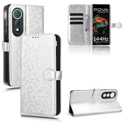 Honeycomb Dot Texture Leather Phone Case, For Tecno Pova 8 5G, For Tecno Spark 50 5G, For Tecno Pova Curve 2 5G, For Tecno Spark 50 4G, For Tecno Camon 50 Pro 4G, For Tecno Camon 50 4G, For Tenco Spark Go 3, For Tenco Spark Slim 4G / Pova Slim 5G      ...