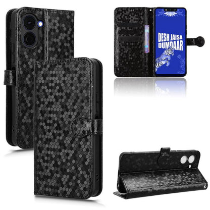 Honeycomb Dot Texture Leather Phone Case, For Tecno Pova 8 5G, For Tecno Spark 50 5G, For Tecno Pova Curve 2 5G, For Tecno Spark 50 4G, For Tecno Camon 50 Pro 4G, For Tecno Camon 50 4G, For Tenco Spark Go 3, For Tenco Spark Slim 4G / Pova Slim 5G      ...
