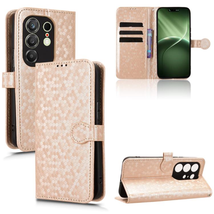 Honeycomb Dot Texture Leather Phone Case, For Tecno Pova 8 5G, For Tecno Spark 50 5G, For Tecno Pova Curve 2 5G, For Tecno Spark 50 4G, For Tecno Camon 50 Pro 4G, For Tecno Camon 50 4G, For Tenco Spark Go 3, For Tenco Spark Slim 4G / Pova Slim 5G      ...