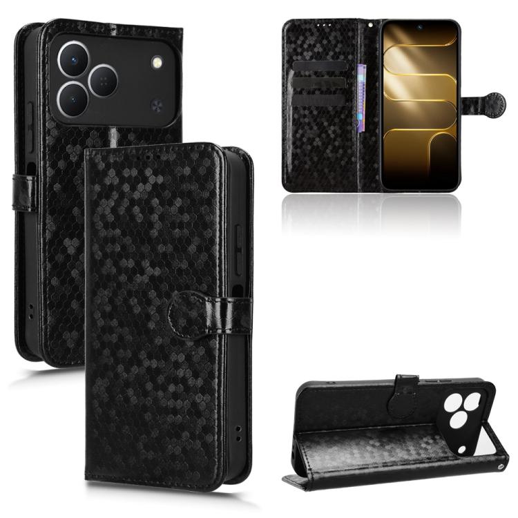 Honeycomb Dot Texture Leather Phone Case, For Tecno Pova 8 5G, For Tecno Spark 50 5G, For Tecno Pova Curve 2 5G, For Tecno Spark 50 4G, For Tecno Camon 50 Pro 4G, For Tecno Camon 50 4G, For Tenco Spark Go 3, For Tenco Spark Slim 4G / Pova Slim 5G      ...