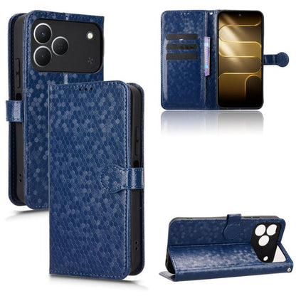 Honeycomb Dot Texture Leather Phone Case, For Tecno Pova 8 5G, For Tecno Spark 50 5G, For Tecno Pova Curve 2 5G, For Tecno Spark 50 4G, For Tecno Camon 50 Pro 4G, For Tecno Camon 50 4G, For Tenco Spark Go 3, For Tenco Spark Slim 4G / Pova Slim 5G      ...