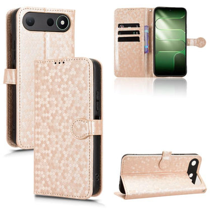 Honeycomb Dot Texture Leather Phone Case, For Tecno Pova 8 5G, For Tecno Spark 50 5G, For Tecno Pova Curve 2 5G, For Tecno Spark 50 4G, For Tecno Camon 50 Pro 4G, For Tecno Camon 50 4G, For Tenco Spark Go 3, For Tenco Spark Slim 4G / Pova Slim 5G      ...