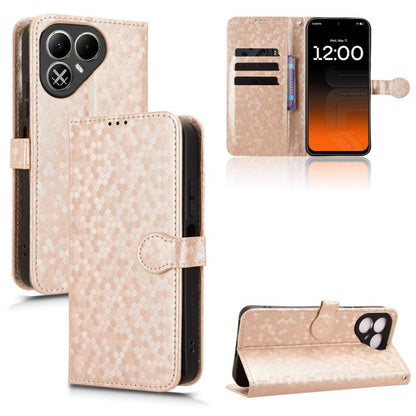 Honeycomb Dot Texture Leather Phone Case, For Tecno Pova 8 Pro 5G, For Tecno Pova 8 5G, For Tecno Spark 50 5G, For Tecno Pova Curve 2 5G, For Tecno Spark 50 4G, For Tecno Camon 50 Pro 4G, For Tecno Camon 50 4G, For Tenco Spark Go 3                     ...