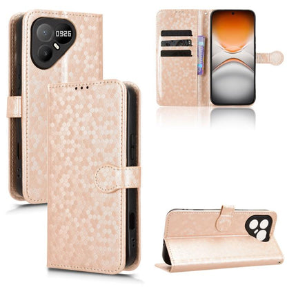 Honeycomb Dot Texture Leather Phone Case, For Tecno Pova 8 Pro 5G, For Tecno Pova 8 5G, For Tecno Spark 50 5G, For Tecno Pova Curve 2 5G, For Tecno Spark 50 4G, For Tecno Camon 50 Pro 4G, For Tecno Camon 50 4G, For Tenco Spark Go 3                     ...