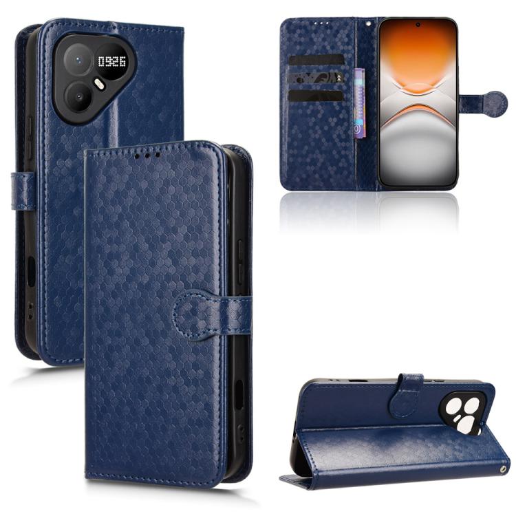 Honeycomb Dot Texture Leather Phone Case, For Tecno Pova 8 Pro 5G, For Tecno Pova 8 5G, For Tecno Spark 50 5G, For Tecno Pova Curve 2 5G, For Tecno Spark 50 4G, For Tecno Camon 50 Pro 4G, For Tecno Camon 50 4G, For Tenco Spark Go 3                     ...