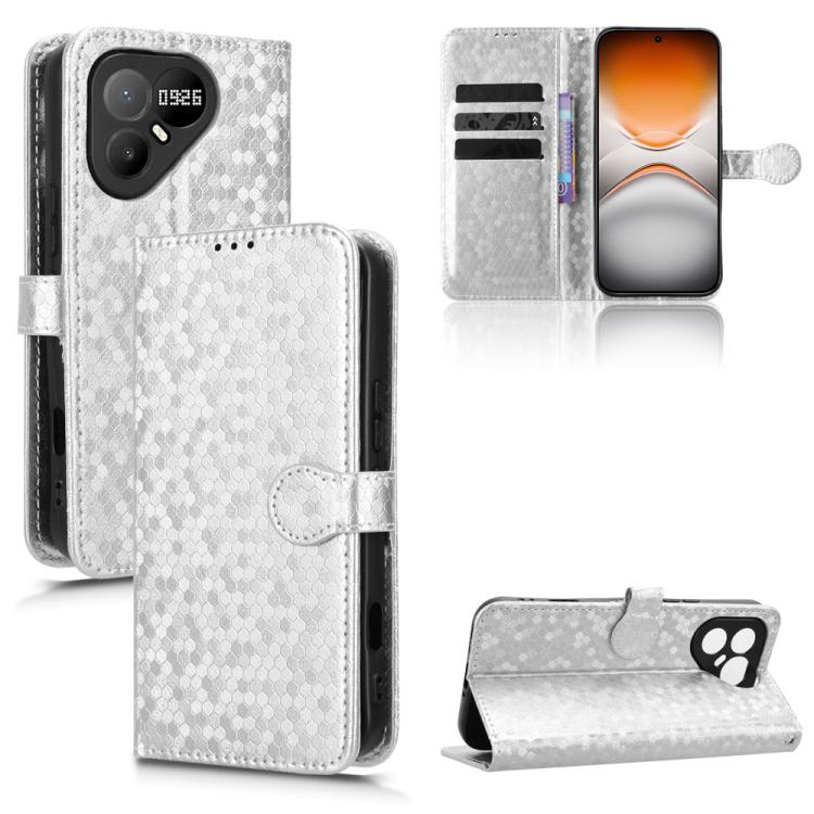 Honeycomb Dot Texture Leather Phone Case, For Tecno Pova 8 Pro 5G, For Tecno Pova 8 5G, For Tecno Spark 50 5G, For Tecno Pova Curve 2 5G, For Tecno Spark 50 4G, For Tecno Camon 50 Pro 4G, For Tecno Camon 50 4G, For Tenco Spark Go 3                     ...