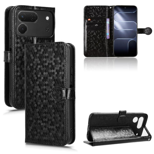 Honeycomb Dot Texture Leather Phone Case, For Tecno Spark 50 Pro 4G, For Tecno Pova 8 Pro 5G, For Tecno Pova 8 5G, For Tecno Spark 50 5G, For Tecno Pova Curve 2 5G, For Tecno Spark 50 4G, For Tecno Camon 50 Pro 4G, For Tecno Camon 50 4G                ...