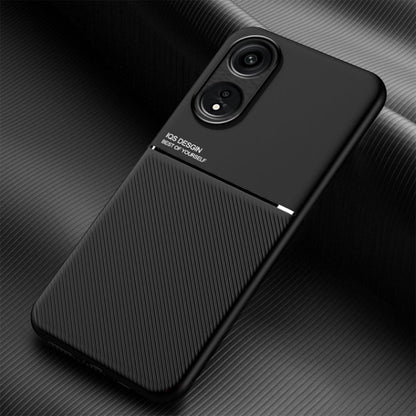 Classic Tilt Strip Grain Magnetic PC Hybrid TPU Phone Case