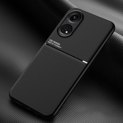 Classic Tilt Strip Grain Magnetic PC Hybrid TPU Phone Case, For OPPO Reno10/Reno10 Pro Global, For OPPO A78 4G, For OPPO K11x/OnePlus Nord CE 3 Lite, For OPPO A1 5G, For OPPO Find X8 Pro, For OPPO Reno8 T 4G, For OPPO Find X6                           ...