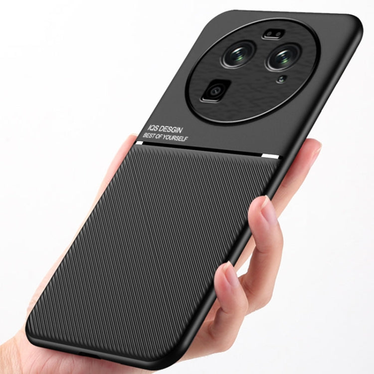Classic Tilt Strip Grain Magnetic PC Hybrid TPU Phone Case